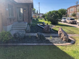 Rock garden landscaping